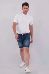 Chemo-Printed Cargo Shorts