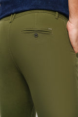 Regular Fit Solid Chinos