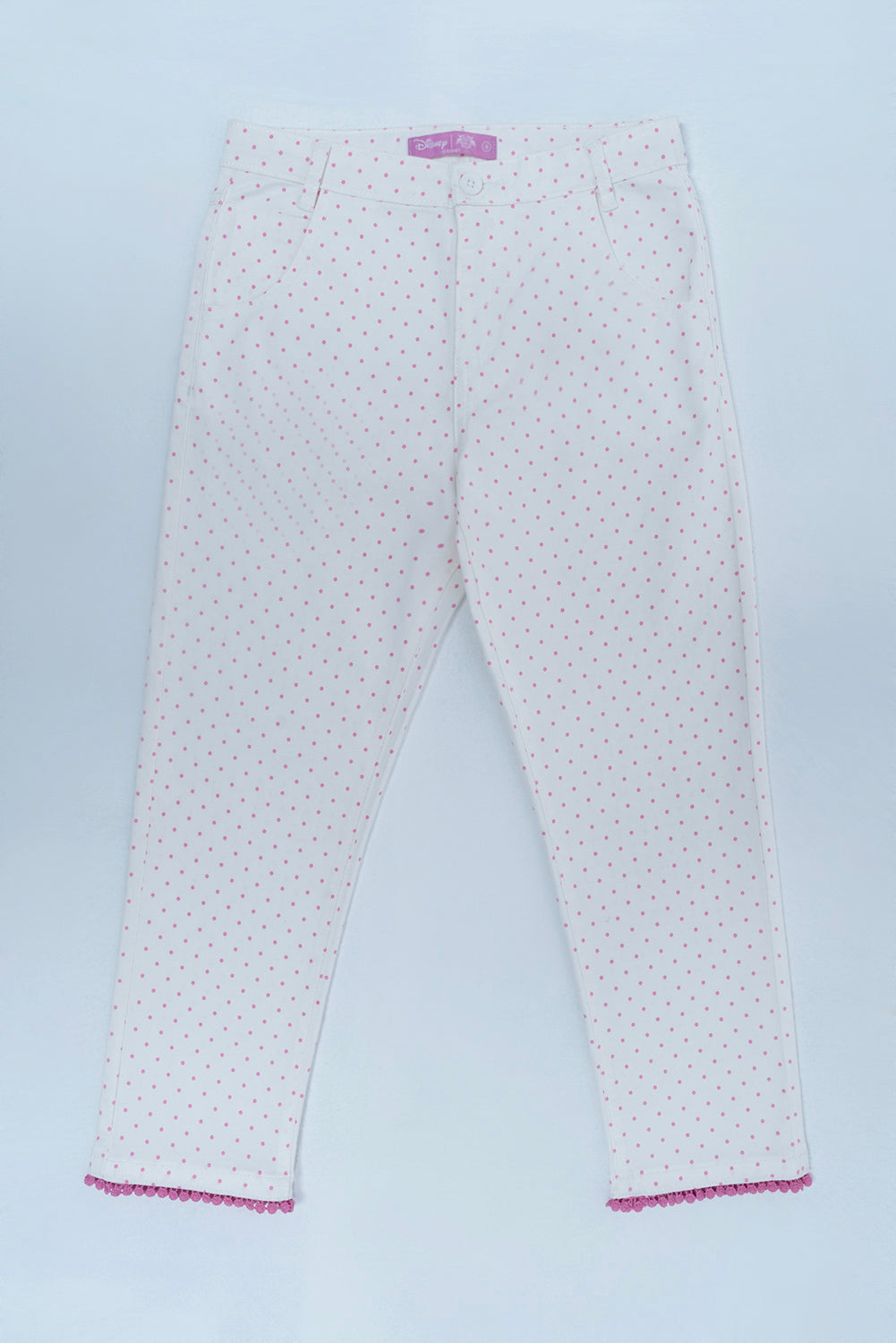 Girls Twill Pant (6-8 Years) - Disney