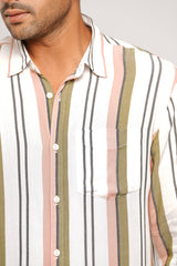 Regular Fit Casual Cotton Shirt with All-over Micro Detailing