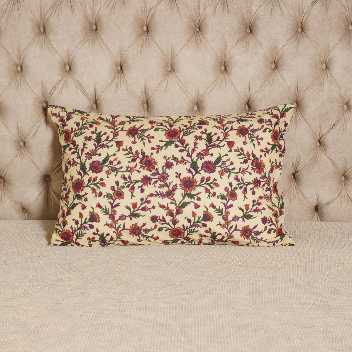 Pillow Cover - Floral Motifs