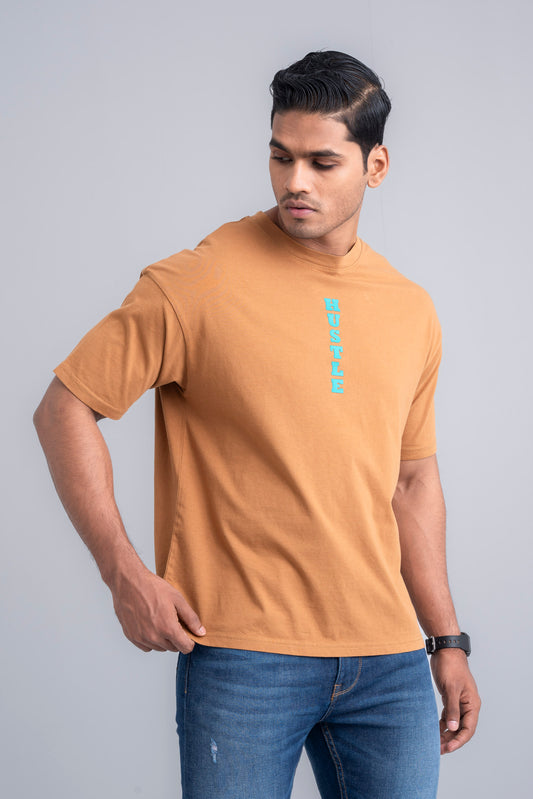 Men's Oversized Casual T-Shirt with Short Sleeves