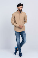 Men's Solid Color Casual Shirt