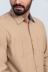 Men's Solid Color Casual Shirt