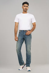 Antic Blue Straight Fit Jeans