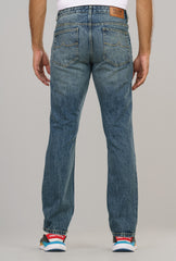 Antic Blue Straight Fit Jeans