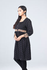 Rotary Printed Women's Viscose Ethnic Kurti