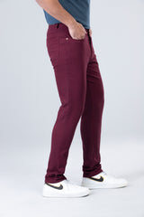 Men’s Slim Fit Solid Casual Pants