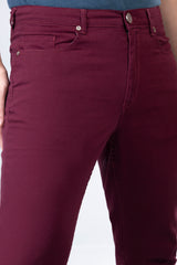 Men’s Slim Fit Solid Casual Pants