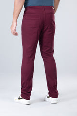 Men’s Slim Fit Solid Casual Pants