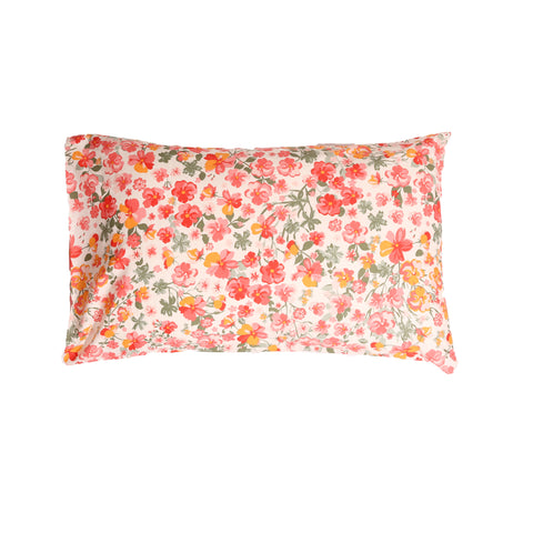 Pillow Case - Peach Floral Multi
